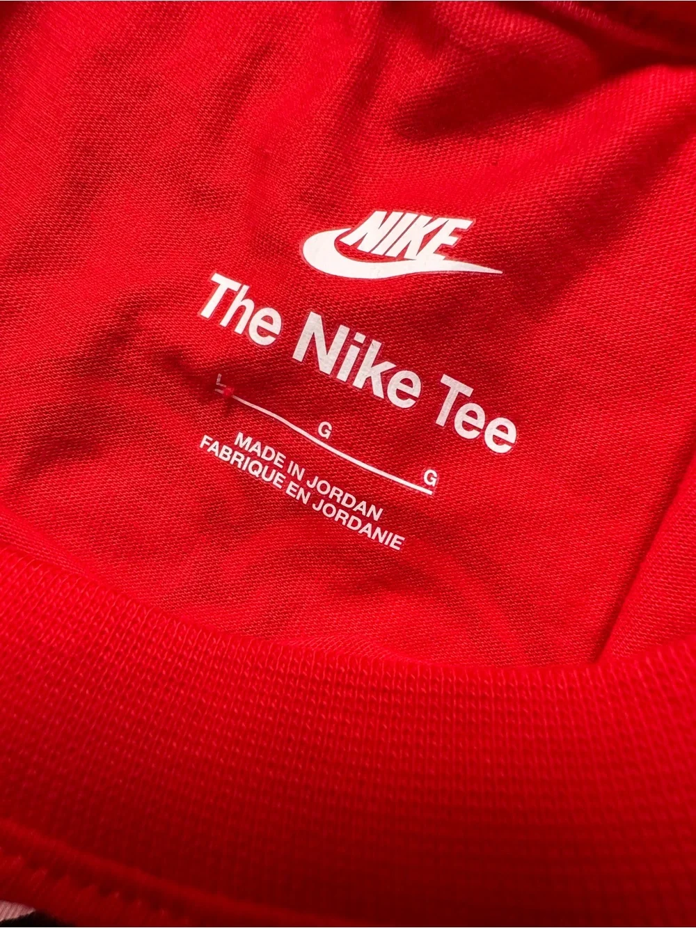NWT Unisex Kids Red Graphic Tee Hit on Front and Back - Size Large
